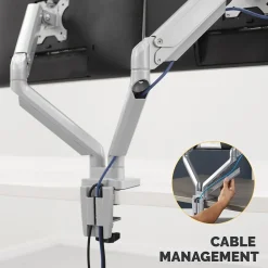 Sale Fellowes Platinum Series Adjustable Dual Arms, Up to 32