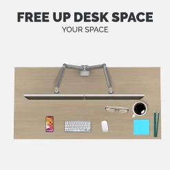 Sale Fellowes Platinum Series Adjustable Dual Arms, Up to 32