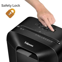 Discount Fellowes Powershred LX45 8-Sheet Cross Cut Personal Paper Shredder (FEL4400201)