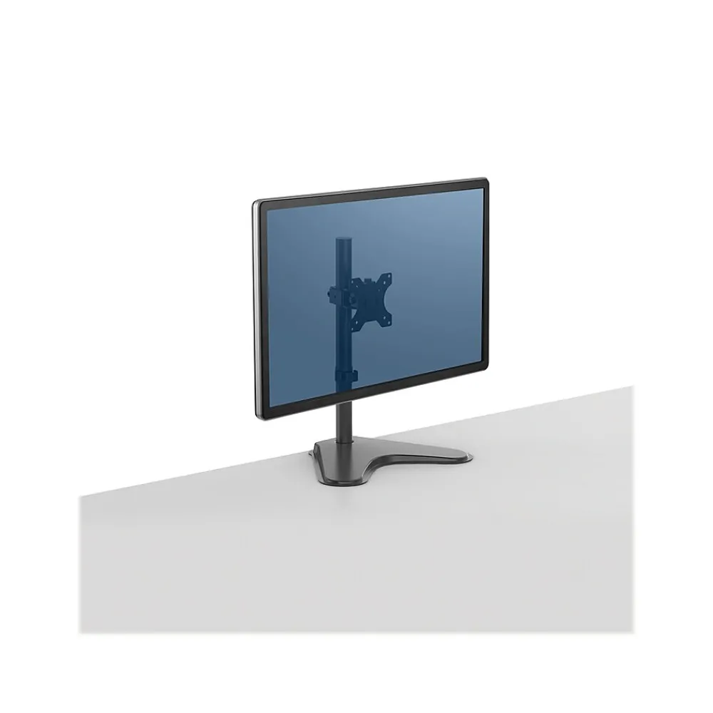Best Fellowes Professional Series Freestanding Single Monitor Arm, Up to 32", Black (8049601)