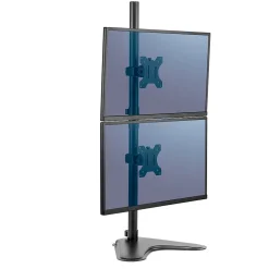 Outlet Fellowes Professional Series Freestanding Dual Stacking Monitor Arm, Up to 32