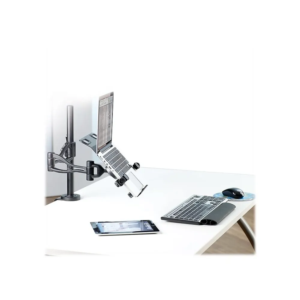 Best Fellowes Professional Series Depth Adjustable Dual Monitor Arm, Up to 32", Black (8041701)