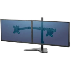 Best Fellowes Professional Series Free-standing Dual Horizontal Monitor Arm, Up to 27", Black (8043701 )