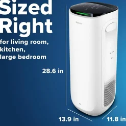 Filtrete Large Room RAP Device True HEPA Tower Air Purifier, WiFi Enabled, White (FAP-ST02N)