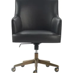 Office Chairs*Finch Belmont Ergonomic Leather Swivel Executive Chair, Charcoal (CHR10061C)