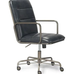 Office Chairs*Finch Franklin Bonded Leather Computer and Desk Chair, Charcoal Gray (CHR10060A)