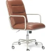 Office Chairs*Finch Franklin Bonded Leather Computer and Desk Chair, Camel (CHR10060B)