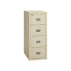 File Cabinets*FireKing Patriot 4-Drawer Vertical File Cabinet, Fire Resistant, Letter, Parchment, 31.56"D (4P1831-CPA)
