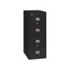 File Cabinets*FireKing Patriot 4-Drawer Vertical File Cabinet, Fire Resistant, Letter/Legal, Black, 25"D (4P1825-CBL)