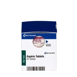 First Aid Only Aspirin Pain Reliever, 325 mg, 2 Tablets/Packet, 10 Packets/Box (FAE-7004)<SmartCompliance Outlet