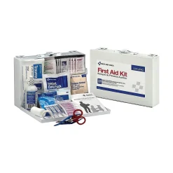 First Aid Only Metal First Aid Kit with Medication, 25 People, 106 Pieces (224-U/FAO)
