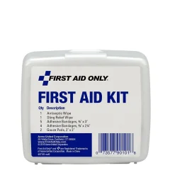 First Aid Only Personal First Aid Kit, Plastic Case, 13 Pieces (90101)