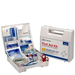 First Aid Only Plastic First Aid Kit with Medication, ANSI 2015 Class A, 25 People, 141 Pieces (90589)