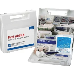 First Aid Only Plastic First Aid Kit with Medication, 50 People, 196 Pieces (225-AN)
