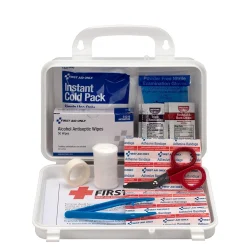 First Aid Only Plastic First Aid Kit, 25 People, 112 Pieces (25001)