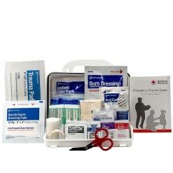 First Aid Only Plastic Weatherproof First Aid Kit, ANSI 2015 Class A, 10 People, 71 Pieces (90754)
