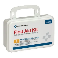 First Aid Only Plastic Weatherproof First Aid Kit, ANSI 2015 Class A, 10 People, 71 Pieces (90754)