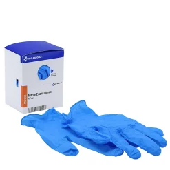 First Aid Only , Refill, Powder Free Nitrile Exam Gloves, Latex Free, Large, 8/Box (FAE-6102)<SmartCompliance Online