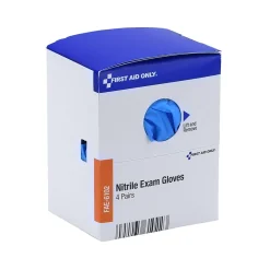 First Aid Only , Refill, Powder Free Nitrile Exam Gloves, Latex Free, Large, 8/Box (FAE-6102)<SmartCompliance Online
