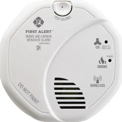 First Alert Wireless Battery Powered Interconnection Photoelectric Smoke & Carbon Monoxide Detector (FAT1039839)