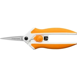 Scissors|Fiskars Micro-Tip Easy Action Scissors, Pointed Tip (1069767)