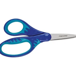 Scissors|Fiskars Softgrip 5" Stainless Steel Kid's Scissors, Pointed Tip, Assorted Colors (194230-1001)