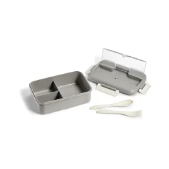 Fit & Fresh Wheat Straw Bento Box with 3 Compartment Assorted Colors