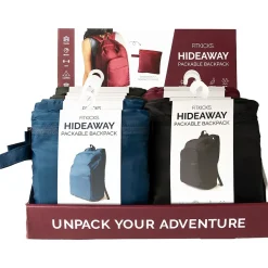 FITKICKS Hideaway Backpacks, Assorted Colors (FKHB-U12)