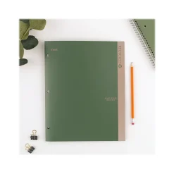 Pocket Folders|Five Star 100% Recycled 3-Hole Punched 2-Pocket Paper Folder, Assorted Colors (330027-22)