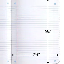 Composition Notebooks|Five Star Composition Notebooks, 7.5