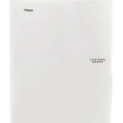 Pocket Folders|Five Star Pocket and Prong 3-Hole Punched 2-Pocket Folders, Assorted Colors (34136)