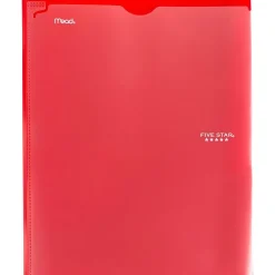 Pocket Folders|Five Star Pocket and Prong 3-Hole Punched 2-Pocket Folders, Assorted Colors (34136)