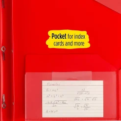 Pocket Folders|Five Star 2-Pocket Fastener Folder, Assorted Colors (34030)