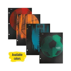 Pocket Folders|Five Star Sports 3-Hole Punched 4-Pocket Folder, Assorted Colors (33176)