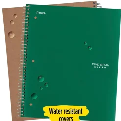 Subject Notebooks|Five Star 3-Subject Notebooks, 8.5" x 11", College Ruled, 150 Sheets (06050/06210) Assorted