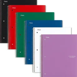 Notebooks|Five Star 3-Subject Notebooks, 8.5