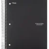 Subject Notebooks|Five Star 5-Subject Subject Notebooks, 8" x 10.5", Wide Ruled, 200 Sheets, Each (51016)