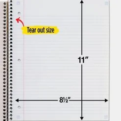 Notebooks|Five Star 5-Subject Subject Notebooks, 8.5