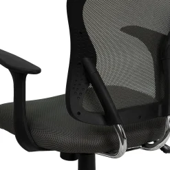 Office Chairs*Flash Furniture Alfred Ergonomic Mesh Swivel Mid-Back Task Office Chair, Dark Gray (H8369FDKGY)