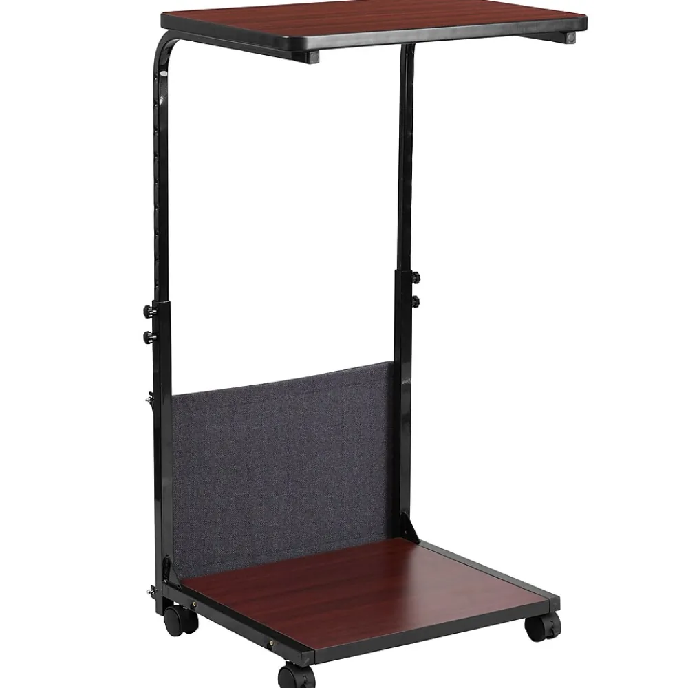 Standing Desks*Flash Furniture Charger 24"W Rectangular Adjustable Standing Computer Desk, Mahogany (MT62881)