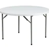 Folding Tables*Flash Furniture Elon Folding Table, 48" x 48", Granite White (DADYCZ122R)