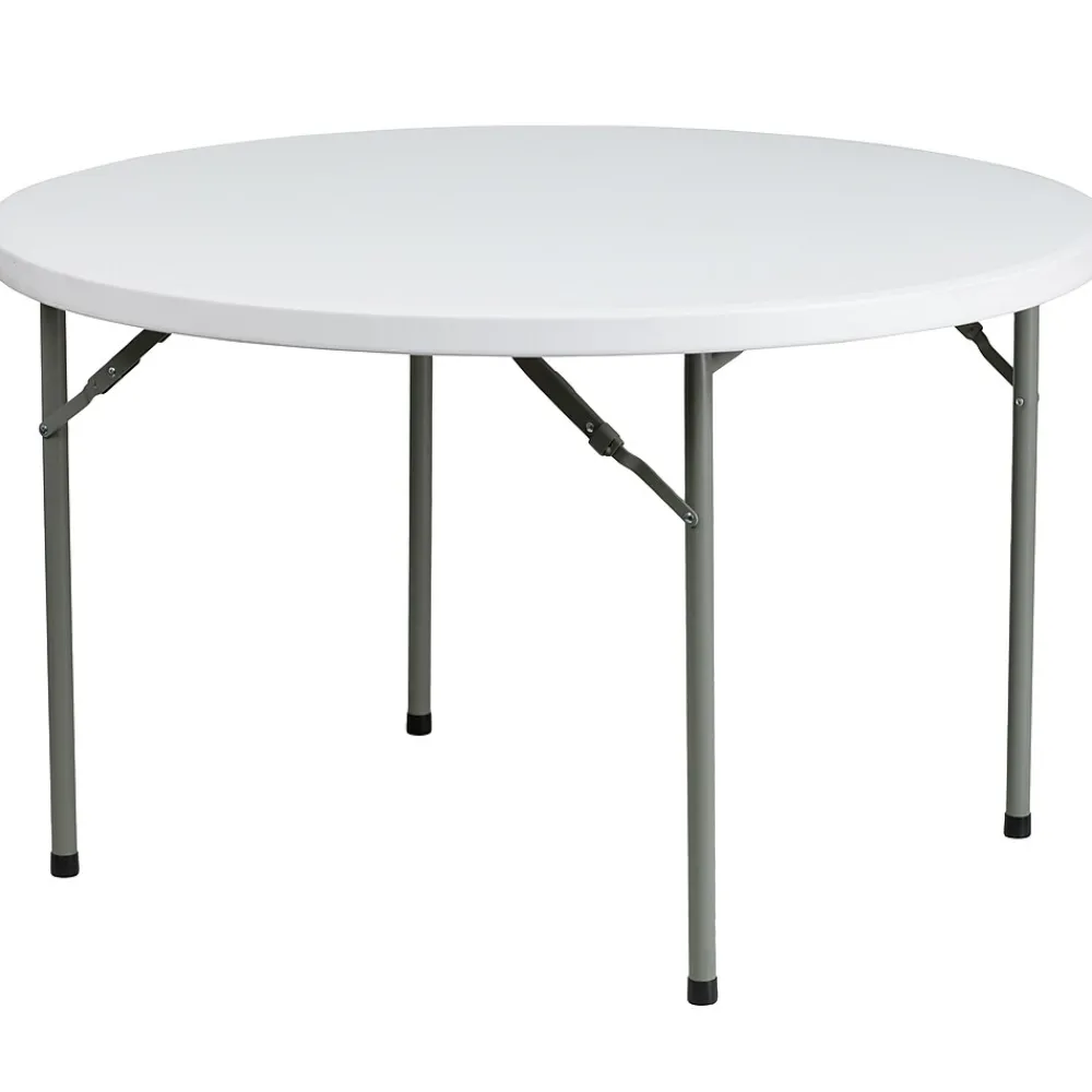 Folding Tables*Flash Furniture Elon Folding Table, 48" x 48", Granite White (DADYCZ122R)