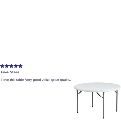 Folding Tables*Flash Furniture Elon Folding Table, 48