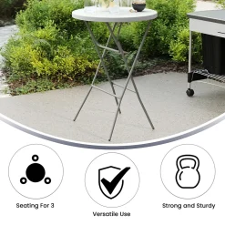 Folding Tables*Flash Furniture Elon Folding Table, 31.25