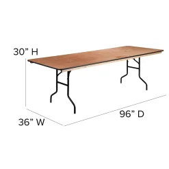 Folding Tables*Flash Furniture Fielder Folding Table, 96