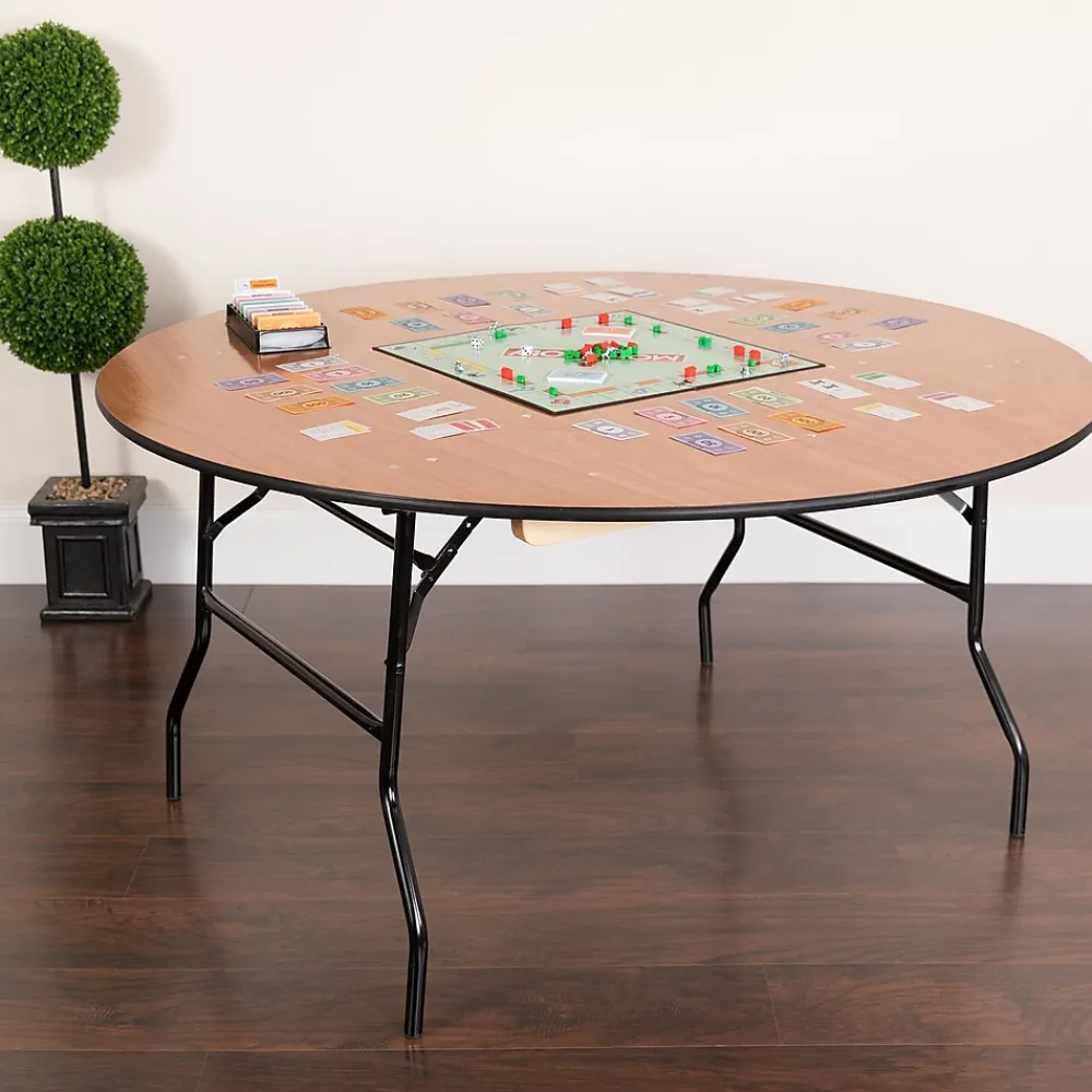 Folding Tables*Flash Furniture Furman Folding Table, 60" x 60", Natural (YTWRFT60TBL)