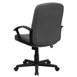 Office Chairs*Flash Furniture Garver Fabric Swivel Mid-Back Executive Office Chair, Gray (GOST6GYFAB)
