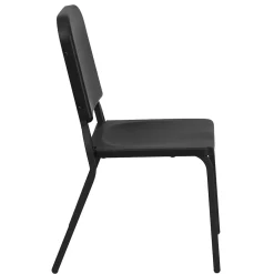 Folding & Stacking*Flash Furniture HERCULES Series Plastic Stackable Melody Band/Music Chair, Black (HFMUSIC)