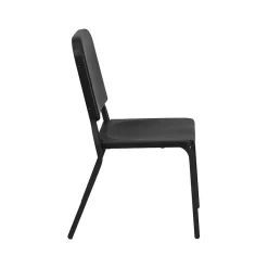 Folding & Stacking*Flash Furniture HERCULES™ Polypropylene Stackable Melody Band/Music Chair, Black, 12/Pack
