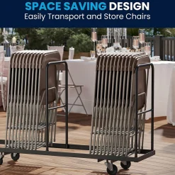 Folding & Stacking*Flash Furniture HERCULES™ Plastic Armless Folding Chair, Premium Brown, 10/Pack